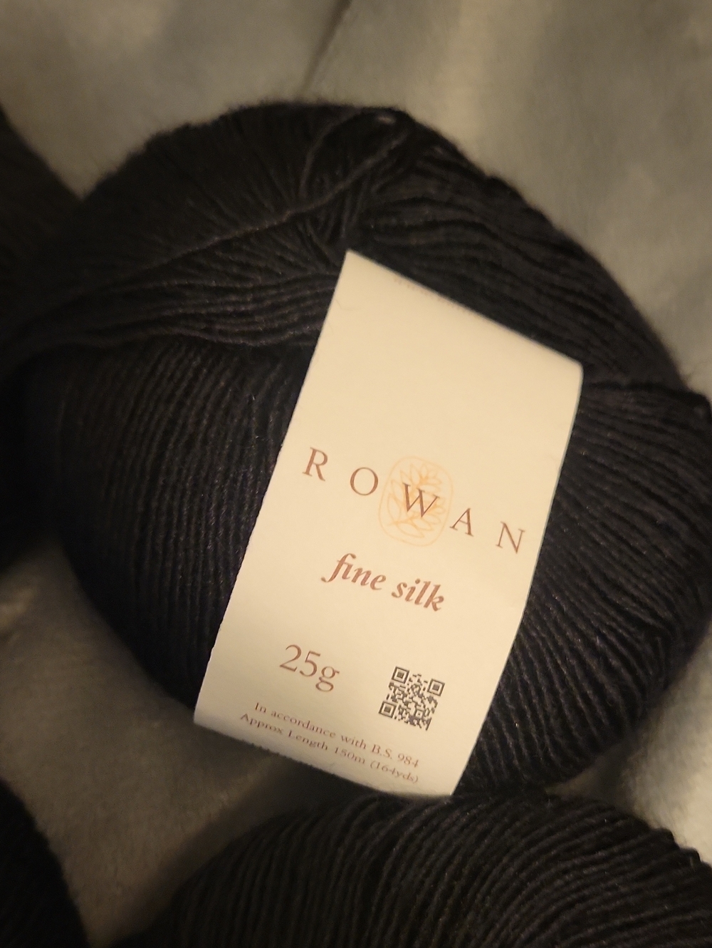Rowan Fine Silk Yarn - Black